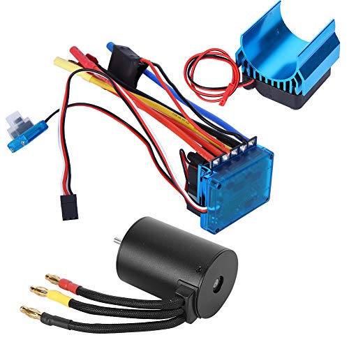 Upgrade 3650 RC Motor ESC Wärme Theat Therm, 1/10 RC -Automodellzubehör, Wasserdichte ESC für Enthusiasten (45A) von Alomejor