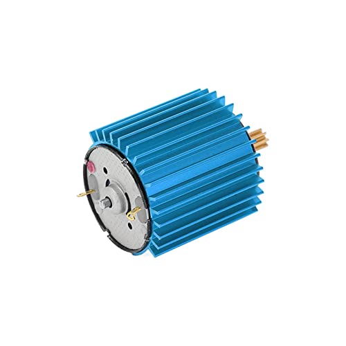 Verbesserung der Teile 370 Gebürsteten Motor mit Wärmedissipator für das WPL RC -Auto, Reibungsloser Betrieb, Modelle für 370 Gebürsteten Motormotor Anwendbar (BLUE) von Alomejor