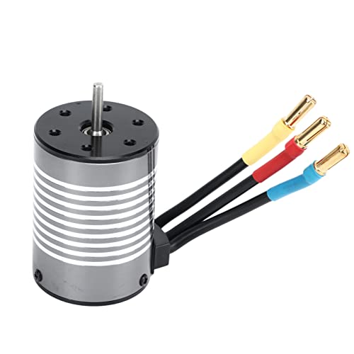 Wasserdicht 3650 Bürstenloser Motor 3500KV mit Kupferspule für 1/8 1/10 RC -Auto, CNC Verarbeitetes Aluminiumgehäuse für Schnelle Kühlung, Perfekte Anfänger und Experten Wasserdicht 3650 Bürstenloser Motor 3500KV mit Kupferspule für 1/8 1/10 RC -Auto, CNC Verarbeitetes Aluminiumgehäuse für Schnelle Kühlung, Perfekte Anfänger und Experten von Alomejor