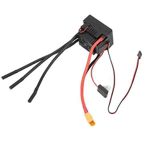Wasserdichte 80A Bürstenlose ESC Electric SpeedController für 1/8 RC -Auto, Kompatibel mit Sensorlosen Motoren (XT60) von Alomejor