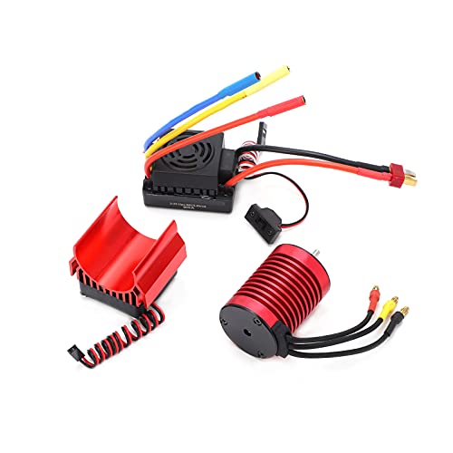 Wasserdichtes F540 3300KV 4 Polnisch Bürstenloser Motor für RC -Auto, Hohes Drehmoment und Maximale Drehzahl, Geeignet für 1/10 RC -Auto Wasserdichtes F540 3300KV 4 Polnisch Bürstenloser Motor für RC -Auto, Hohes Drehmoment und Maximale Drehzahl, Geeignet für 1/10 RC -Auto von Alomejor