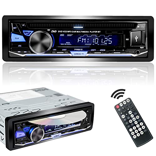 Alondy Autoradio mit CD/DVD Player Bluetooth USB,1Din CD-Tuner mit RDS Radio FM AM Freisprecheinrichtung MP3 SD AUX von Alondy