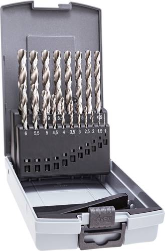 Alpen 0000110319100 HSS Metall-Spiralbohrer-Set 19teilig Zylinderschaft 1St. Alpen 0000110319100 HSS Metall-Spiralbohrer-Set 19teilig Zylinderschaft 1St. von Alpen