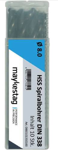 Alpen 0060100075100 HSS Spiralbohrer 0.75mm Gesamtlänge 28mm DIN 338 10St. Alpen 0060100075100 HSS Spiralbohrer 0.75mm Gesamtlänge 28mm DIN 338 10St. von Alpen