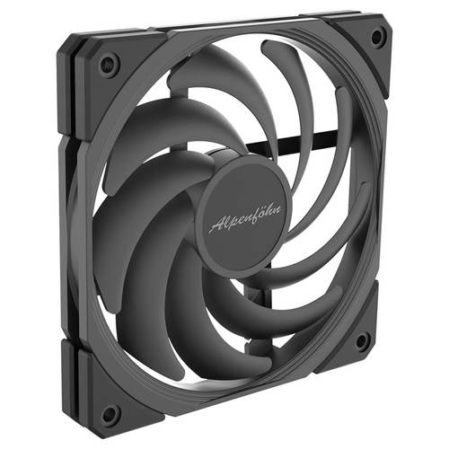Alpenföhn 120 Jetstream Slim PC-Gehäuse-Lüfter Schwarz (B x H x T) 120 x 120 x 16mm von Alpenföhn