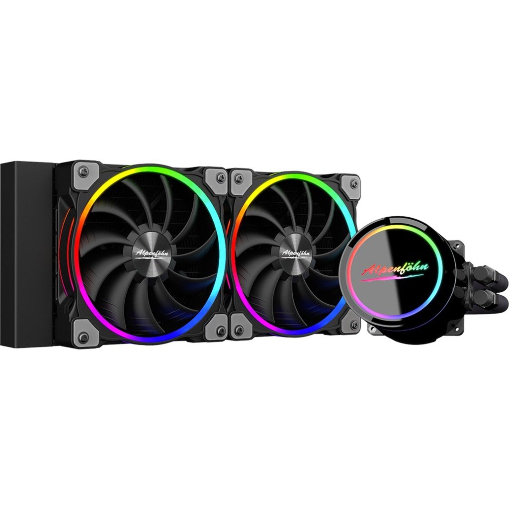 Gletscherwasser 240 High Speed AiO RGB 240mm, Wasserkühlung von Alpenföhn