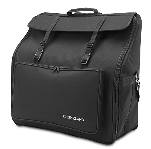 Alpenklang Akkordeontasche für 48 Bass Akkordeon (Schultergurte, wasserabweisend, gepolstert, Akkordeon Gigbag, Tragetasche) von Alpenklang