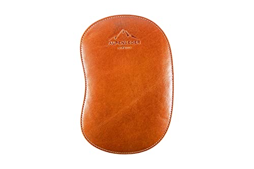 Alpenleder Mousepad - Modell: Lindau (Handgefertigt) - Nachhaltiges Bio-Leder aus regionaler Landwirtschaft | Mauspad Gaming Leder, Mousepad Leder *Fair Produziert* (26 x 16cm, Cognac) von Alpenleder