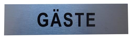 Alu Schild Gäste Alu Schild Gäste von Alpertec