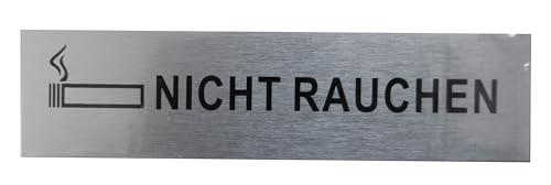 Alu Schild Nicht rauchen von Alpertec