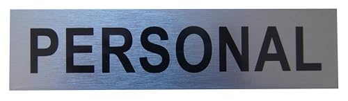 Alu Schild Personal Alu Schild Personal von Alpertec