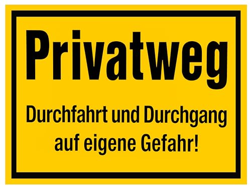 Privatweg,Durchf. und Durchg. auf eig. Gefahr von Alpertec