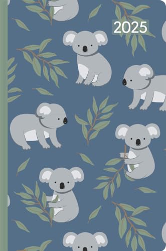 Alpha Edition - Ladytimer Mini Koala 2025 Taschenkalender, 8x11,5cm, Kalender mit 144 Seiten, Kalender mit einem Info- und Adressteil im handlichen Miniformat, Wochenübersicht auf 2 Seiten von Alpha Edition
