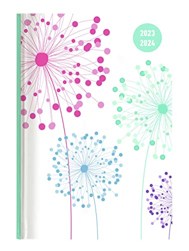 Collegetimer Blowballs 2023/2024 - Schüler-Kalender A6 (10x15 cm) - Pusteblume - Day By Day - 352 Seiten - Terminplaner - Notizbuch - Alpha Edition (Collegetimer A6 Daily) von Alpha Edition