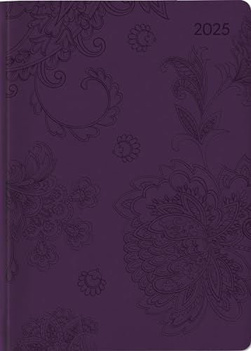 Ladytimer Deluxe Purple 2025 - Taschen-Kalender A6 (10,7x15,2 cm) - Tucson Einband - mit Motivprägung - Weekly - 128 Seiten - Alpha Edition von Alpha Edition