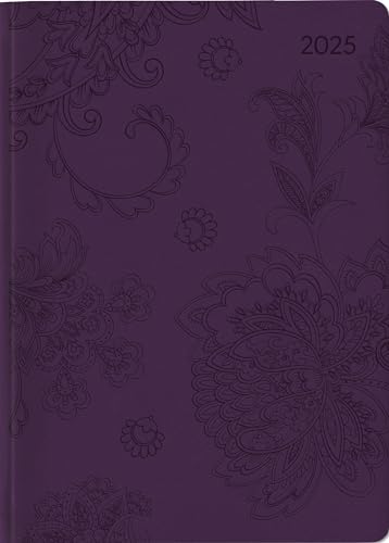 Alpha Edition - Ladytimer Deluxe Purple 2025, 10,7x15,2cm, Kalender mit 192 Seiten, Notizmöglichkeiten nach jeden Tag, 1 Woche auf 2 Seiten, Kalenderwochen und internationales Kalendarium von Alpha Edition