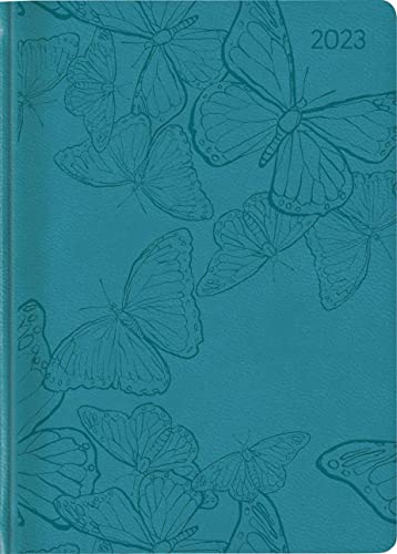 Ladytimer Deluxe Turquoise 2023 - Taschen-Kalender A6 (10,7x15,2 cm) - Tucson Einband - mit Motivprägung - Weekly - 128 Seiten - Alpha Edition von Alpha Edition