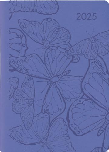 Alpha Edition - Ladytimer Mini Deluxe Lavender 2025 Taschenkalender, 9,5x16cm, Kalender mit 144 Seiten, mit einem Info- und Adressteil, Mondphasen und internationales Kalendarium von Alpha Edition