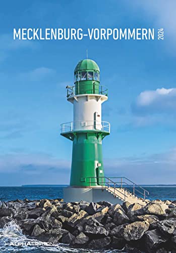 Mecklenburg-Vorpommern 2024 - Bild-Kalender 23,7x34 cm - Regional-Kalender - Wandkalender - mit Platz für Notizen - Alpha Edition von Alpha Edition
