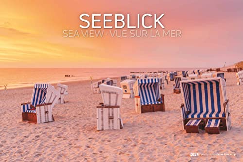 Seeblick 2024 - Bildkalender quer 49,5x33 cm - Sea View - die schönsten Strandbilder - Landschaftskalender - Wandkalender - Wandplaner von Alpha Edition