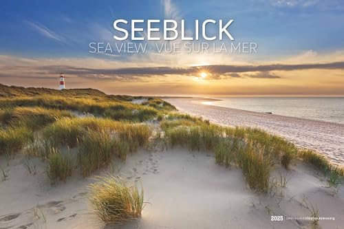 Seeblick 2025 - Bildkalender quer 49,5x33 cm - Sea View - die schönsten Strandbilder - Landschaftskalender - Wandkalender - Wandplaner von Alpha Edition