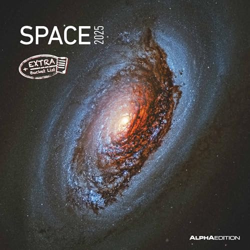 Space 2025 - Broschürenkalender 30x30 cm (30x60 geöffnet) - Kalender mit Platz für Notizen - Weltraum - Bildkalender - Wandplaner - Wandkalender von Alpha Edition