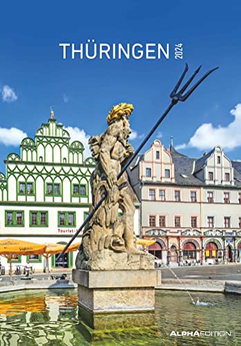Thüringen 2024 - Bild-Kalender 23,7x34 cm - Regional-Kalender - Wandkalender - mit Platz für Notizen - Alpha Edition Thüringen 2024 - Bild-Kalender 23,7x34 cm - Regional-Kalender - Wandkalender - mit Platz für Notizen - Alpha Edition von Alpha Edition