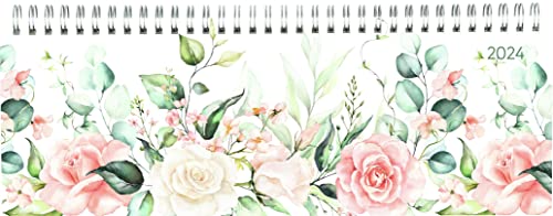 Tisch-Querkalender Style Rosen 2024 - Büro-Planer 29,7x10,5 cm - Tisch-Kalender - 1 Woche 2 Seiten - Ringbindung - Alpha Edition Tisch-Querkalender Style Rosen 2024 - Büro-Planer 29,7x10,5 cm - Tisch-Kalender - 1 Woche 2 Seiten - Ringbindung - Alpha Edition von Alpha Edition