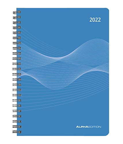 Wochenplaner PP-Einband blau 2022 - Büro-Kalender A5 - Cheftimer - blue - Ringbindung - 1 Woche 2 Seiten - 128 Seiten - Alpha Edition Wochenplaner PP-Einband blau 2022 - Büro-Kalender A5 - Cheftimer - blue - Ringbindung - 1 Woche 2 Seiten - 128 Seiten - Alpha Edition von Alpha Edition