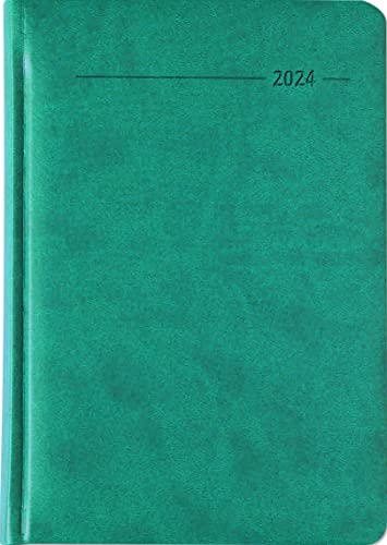 Wochenplaner Tucson türkis 2024 - Büro-Kalender A5 - Cheftimer - turquoise - 1 Woche 2 Seiten - 128 Seiten - Tucson-Einband - Alpha Edition von Alpha Edition