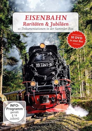 Eisenbahn: Raritäten & Jubiläen, 10 DVD von Alpha Eisenbahn Film
