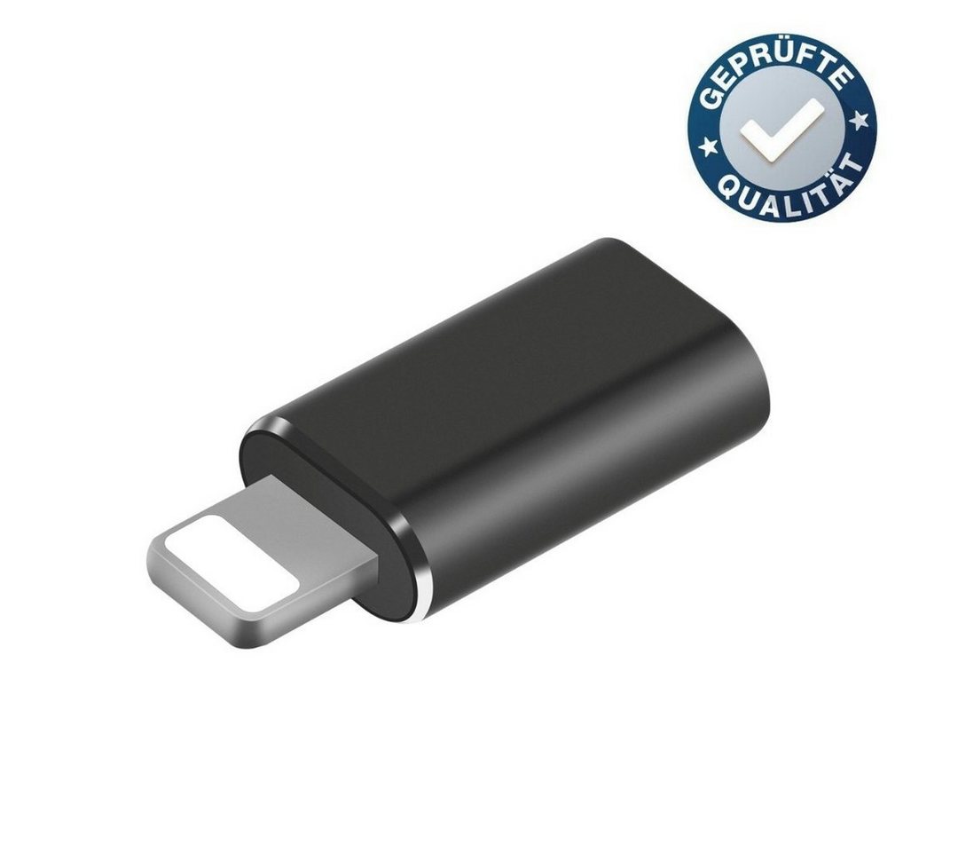 Alpha Electronics USB C auf Iphone Adapter USB-Adapter zu USB-C-Buchse auf iOS-Stecker, Datenübertragung, Typ c Adapter von Alpha Electronics