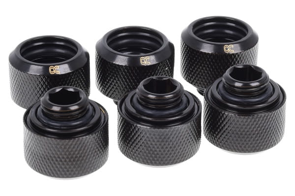 ANS Alphacool Eiszapfen 16mm HardTube Anschraubtülle G1/4 - Deep Bl... von Alphacool