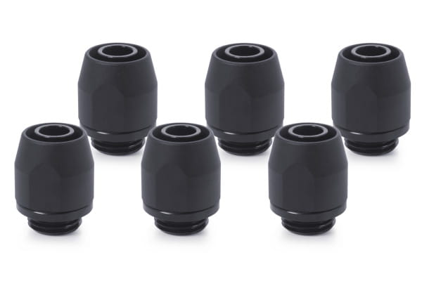 ANS Alphacool HF Anschraubtülle TPV Metall - 12,7/7,6mm Gerade - Bl... von Alphacool
