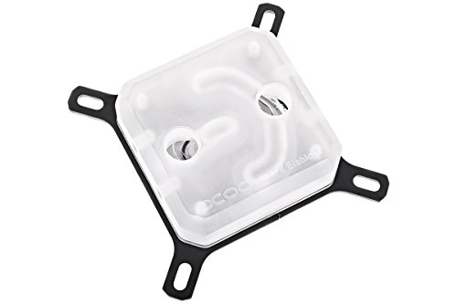 Alphacool 12847 Eisblock XPX CPU - Intel/AMD - Satin Clear Version Wasserkühlung CPU - Kühler von Alphacool