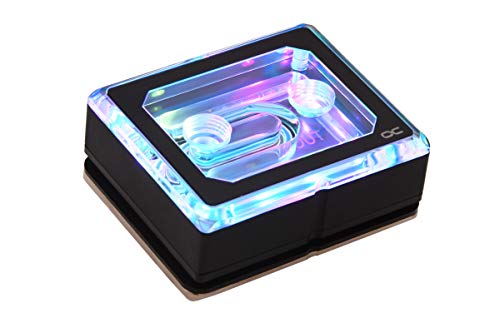 Alphacool 12950 Eisblock XPX Aurora PRO - Acryl Black Digital RGB Wasserkühlung CPU - Kühler von Alphacool