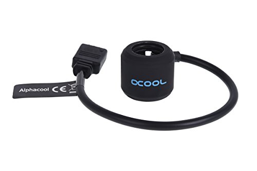 Alphacool 15323 Aurora HardTube LED Ring 13mm Deep Black - RGB Modding LEDs von Alphacool