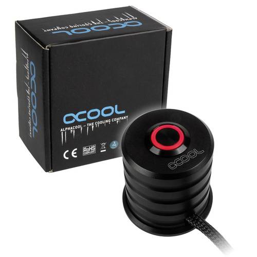 Alphacool 17434 PowerButton-Kabel Schwarz, Rot von Alphacool