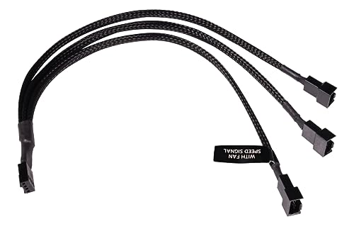 Alphacool 18680 Y-Splitter 4-Pin auf 3x 4-Pin PWM 30cm Kabel Modding gesleevt schwarz Alphacool 18680 Y-Splitter 4-Pin auf 3x 4-Pin PWM 30cm Kabel Modding gesleevt schwarz von Alphacool