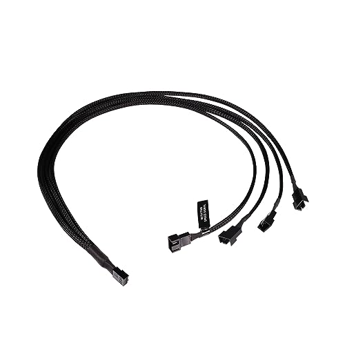 Alphacool 18684 Y-Splitter 4-Pin auf 4x 4-Pin PWM 60cm Kabel Modding gesleevt schwarz Alphacool 18684 Y-Splitter 4-Pin auf 4x 4-Pin PWM 60cm Kabel Modding gesleevt schwarz von Alphacool