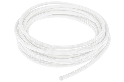 Alphacool 45321 AlphaCord Sleeve 4mm - 3,3m (10ft) - White (Paracord 550 Typ 3) Modding AlphaCord Sleeve von Alphacool