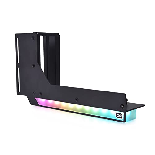 Alphacool Aurora Vertikales GPU-Bracket + PCI-E 3.0 x16 Riser Flachband-Kabel, 21 cm von Alphacool