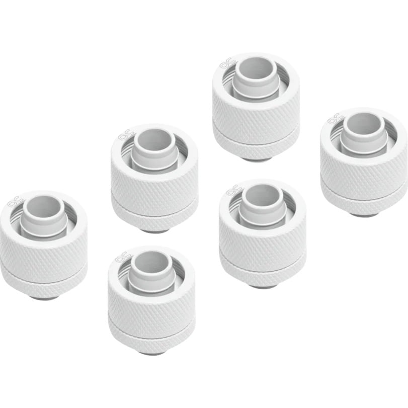 Eiszapfen 16/10mm Anschraubtülle G1/4 - White Sixpack, Verbindung Eiszapfen 16/10mm Anschraubtülle G1/4 - White Sixpack, Verbindung von Alphacool