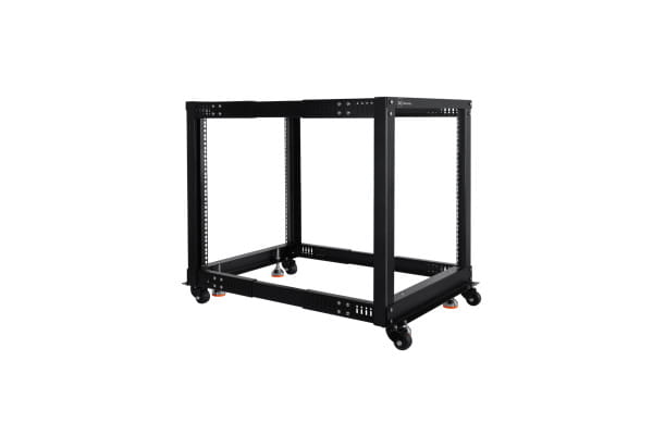 GHE Alphacool ES 19" Open Frame Serverrack 12HE Verstellbare Tiefe von Alphacool