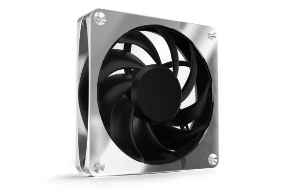 L12 Alphacool Apex Stealth Metall Lüfter 2000rpm Chrome (120x120x25mm) von Alphacool