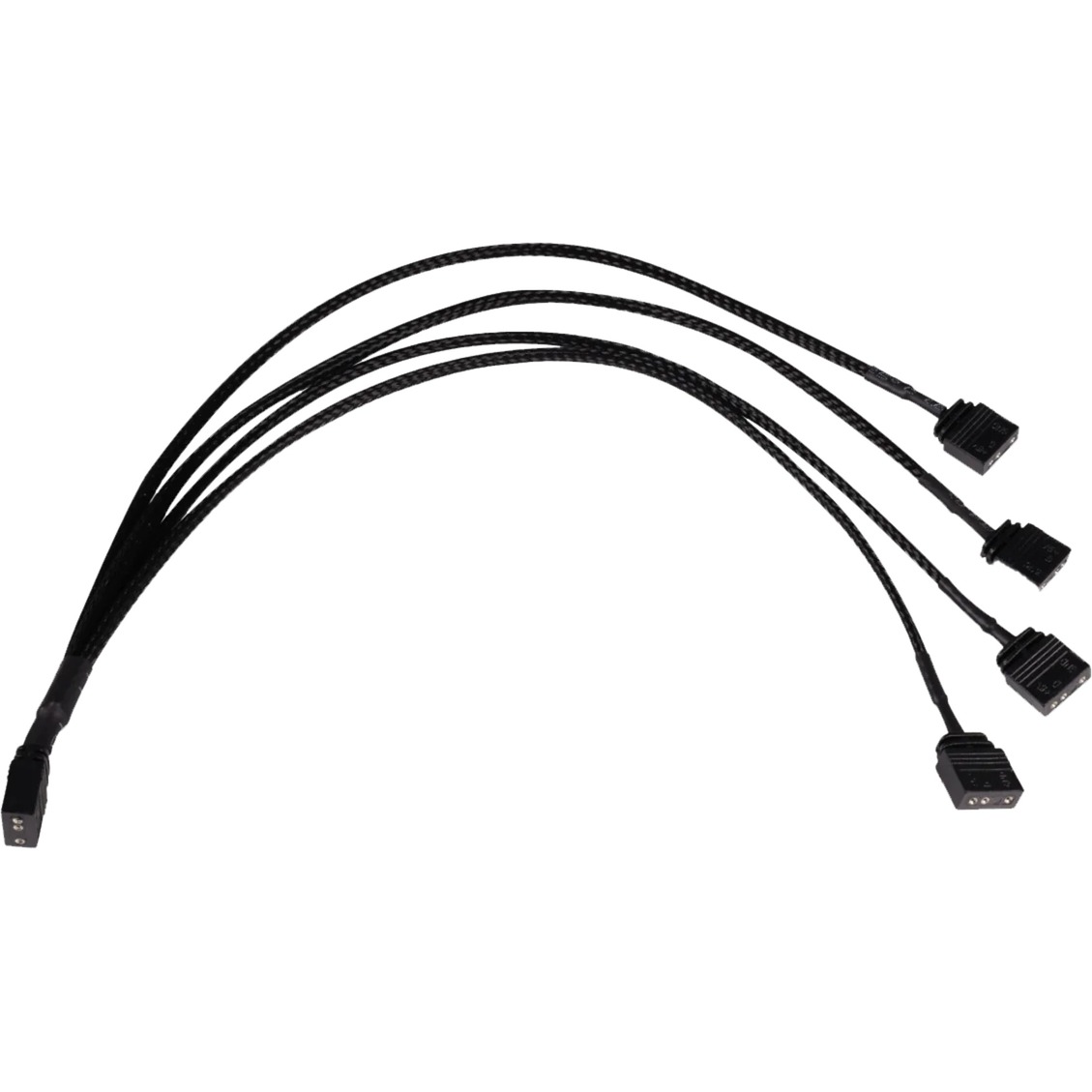 Y-Kabelsplitter aRGB 3-Pin auf 4x 3-Pin, 30cm von Alphacool