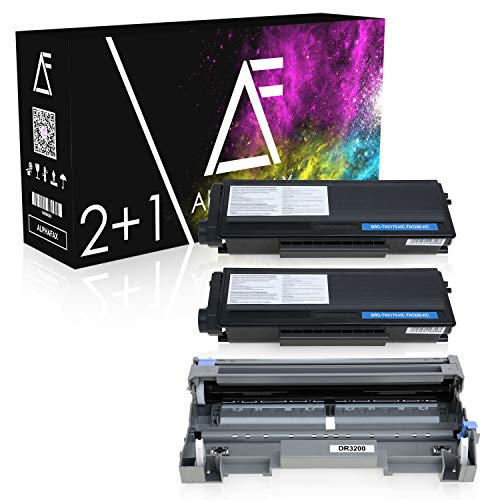 Alphafax 2 Toner + Trommel kompatibel für Brother TN-3280 DR-3200 HL-5350DN DCP-8070 8080 8085 8880 8890 D DN DW MFC-8370 8380 8880 8885 8890 DN DLT DW Series Alphafax 2 Toner + Trommel kompatibel für Brother TN-3280 DR-3200 HL-5350DN DCP-8070 8080 8085 8880 8890 D DN DW MFC-8370 8380 8880 8885 8890 DN DLT DW Series von Alphafax