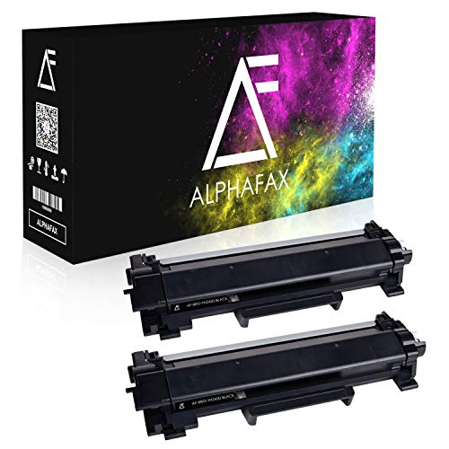 Alphafax 2 Toner XL ersetzt Brother TN2420 TN2410 Doppelpack 2X 3.000 Seiten für Brother HL-L2350DW HL-L2370DN HL-L2375DW HL-L2310D MFC-L2710DW von Alphafax