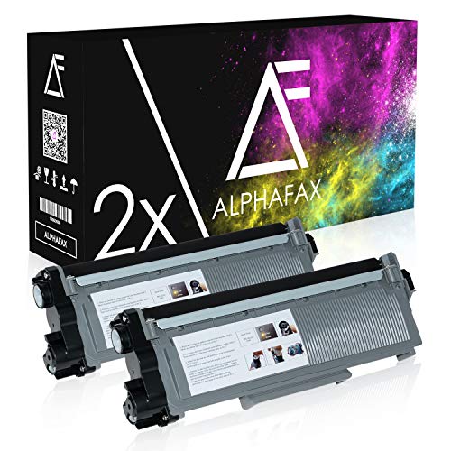 Alphafax 2 Toner kompatibel mit Dell E310 für E310dw, E514dw, E515dn, E515dw - 593-BBLH - Schwarz je 5.200 Seiten von Alphafax