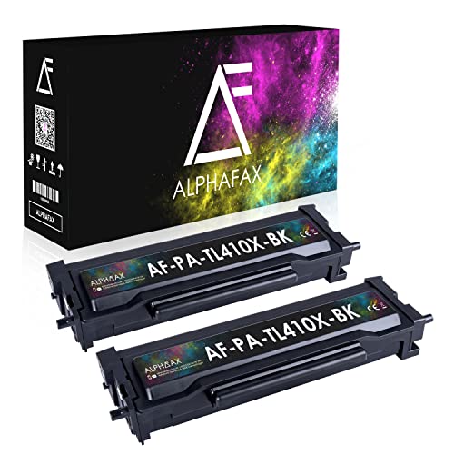 Alphafax 2 Toner kompatibel mit Pantum TL-410X für P3018DW P3308DN M7108DW M7108DN M6808FDW M7208FDW M7302FDW Series,Schwarz je 6.000 Seiten (2er Set) von Alphafax